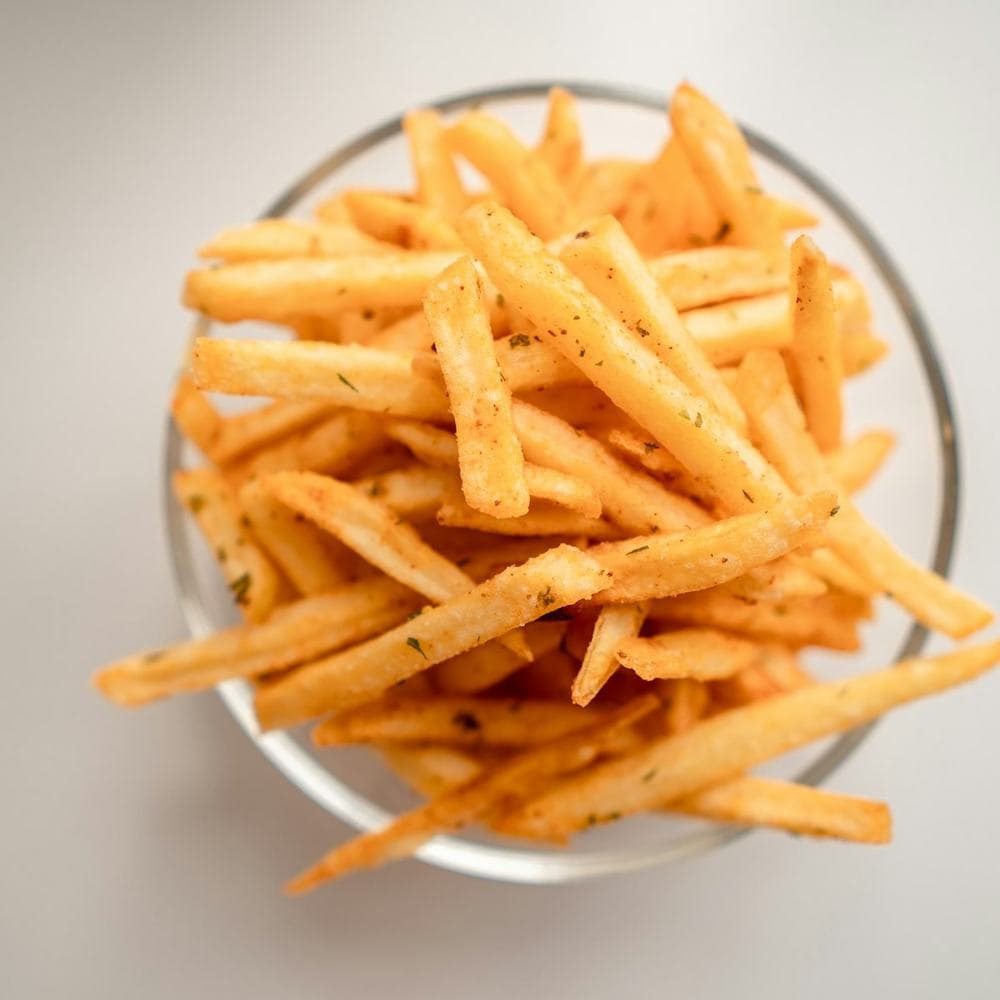 Plate of peri peri fries